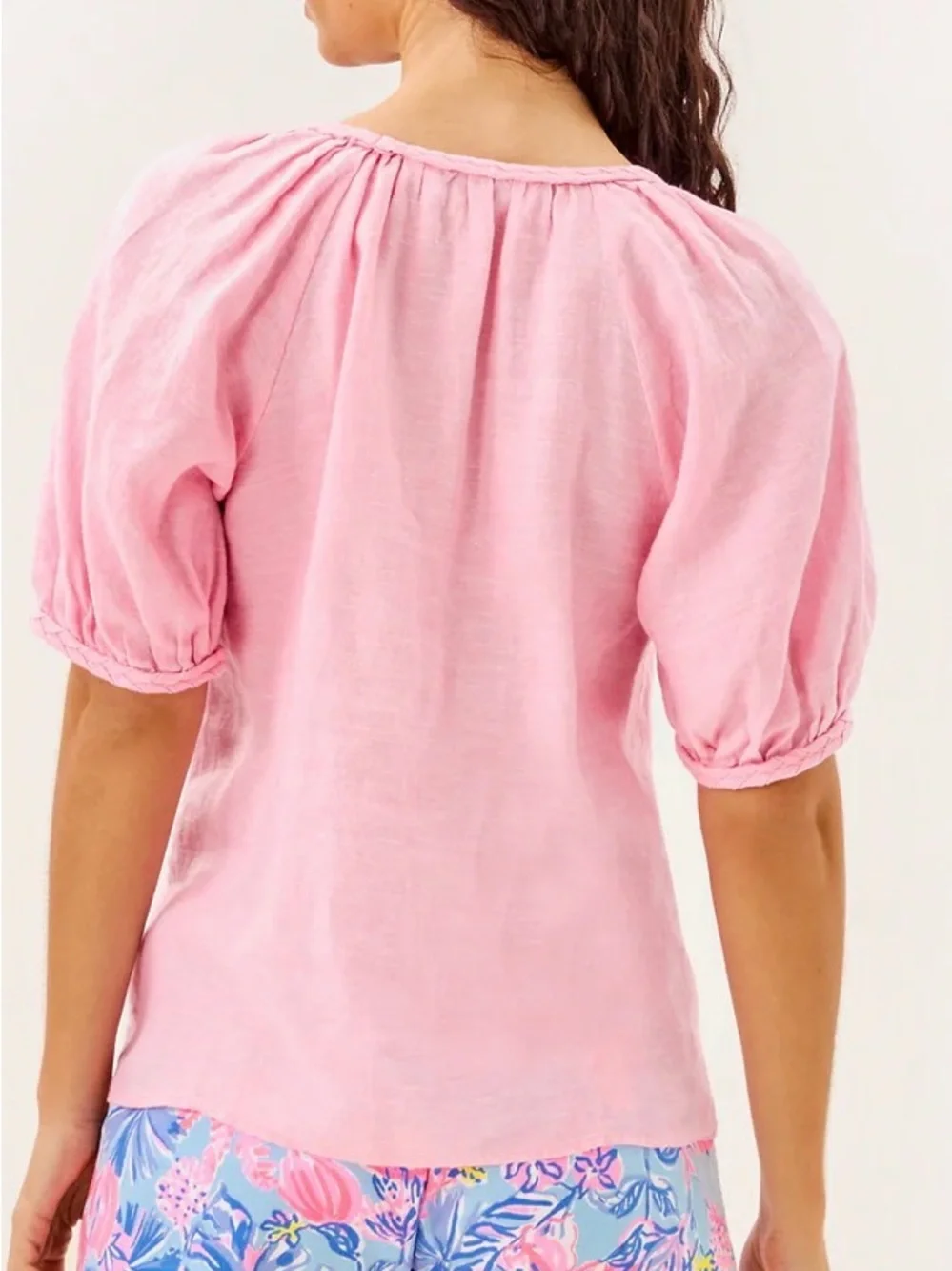 Lilly Pulitzer ‘Calais’ Short Sleeve Top. Size Med